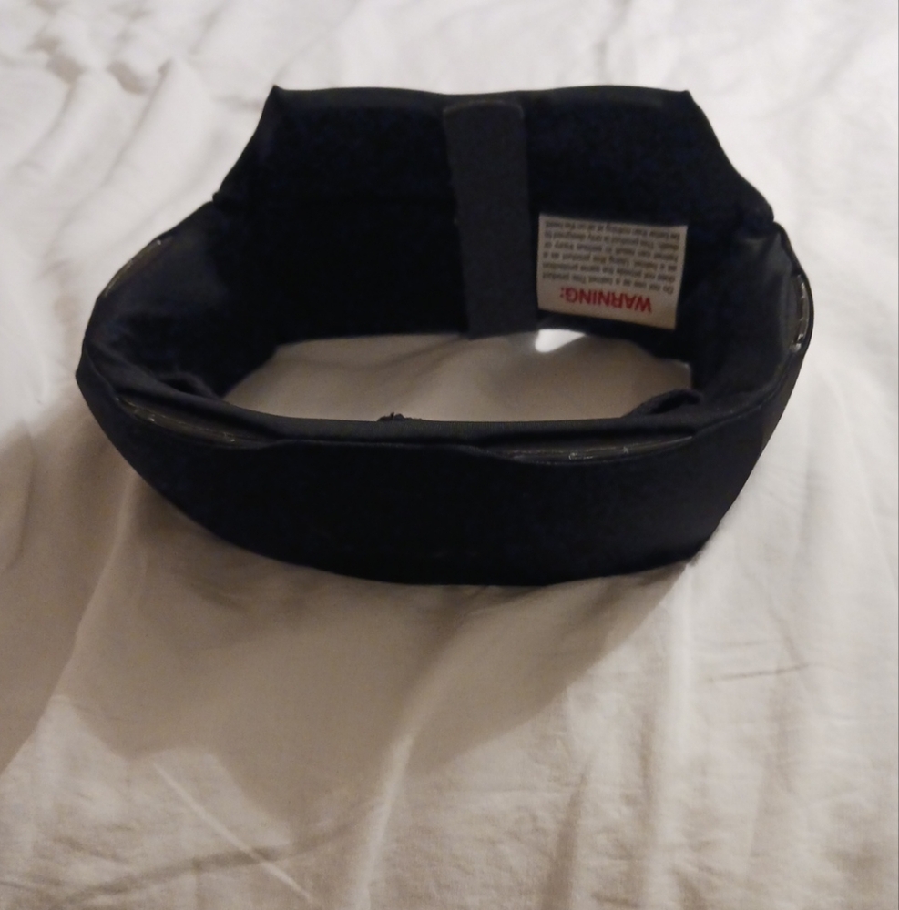 Crasche Ice Figure Skating Middie Training Headband Medium Black